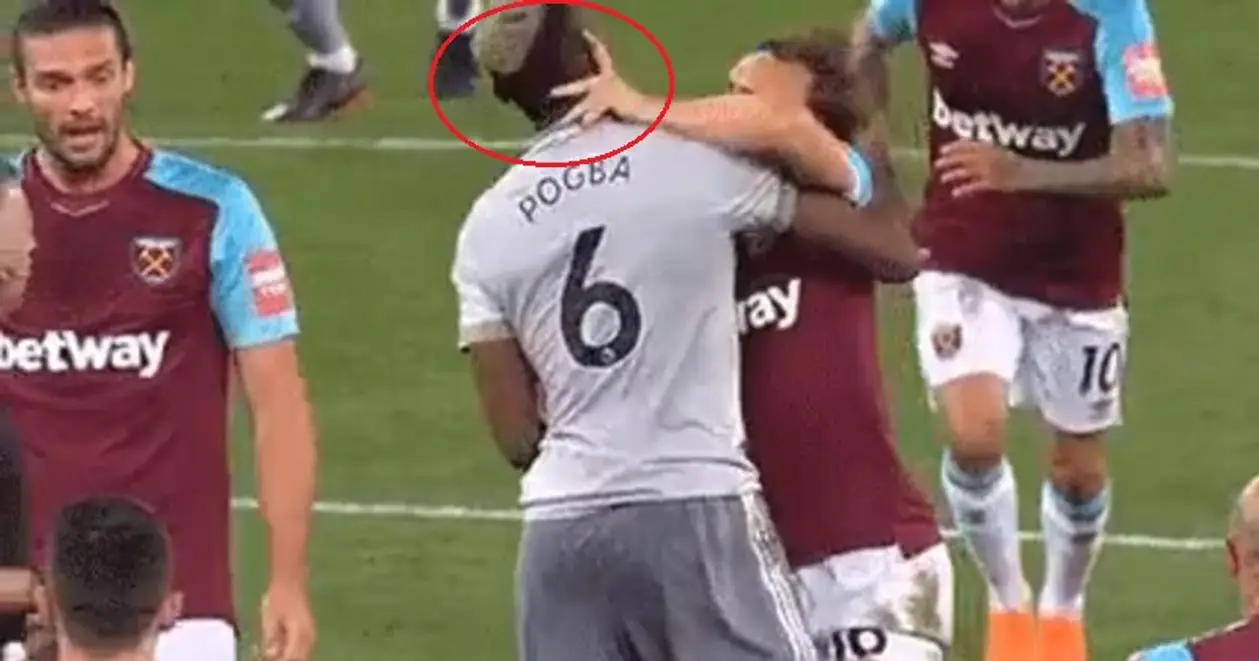 ВИДЕО: Игрок «Вест Хэма» чуть не свернул шею Погба