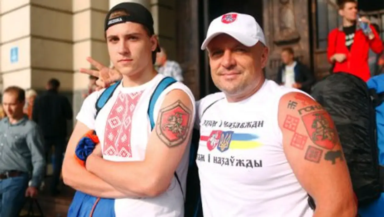 Как белорусские болельщики проводят время во Львове