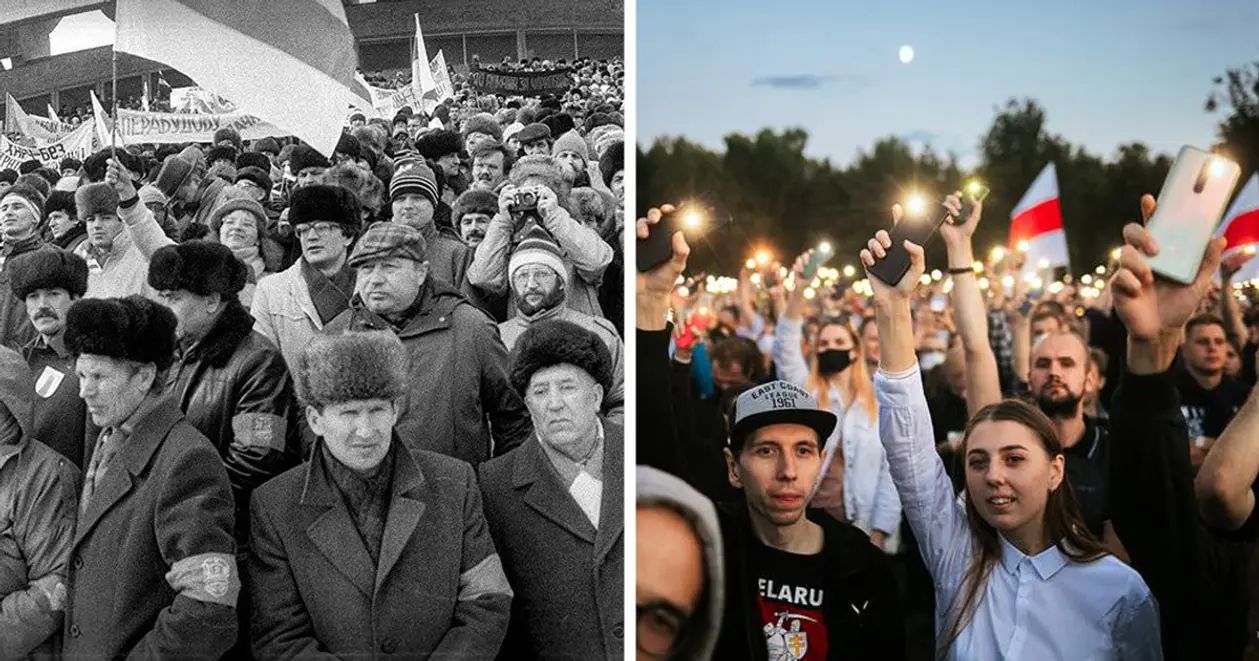 Митинг Тихановской собрал больше людей, чем стадион «Динамо» в 1989-м – тогда там проходил первый сбор оппозиции в истории Беларуси
