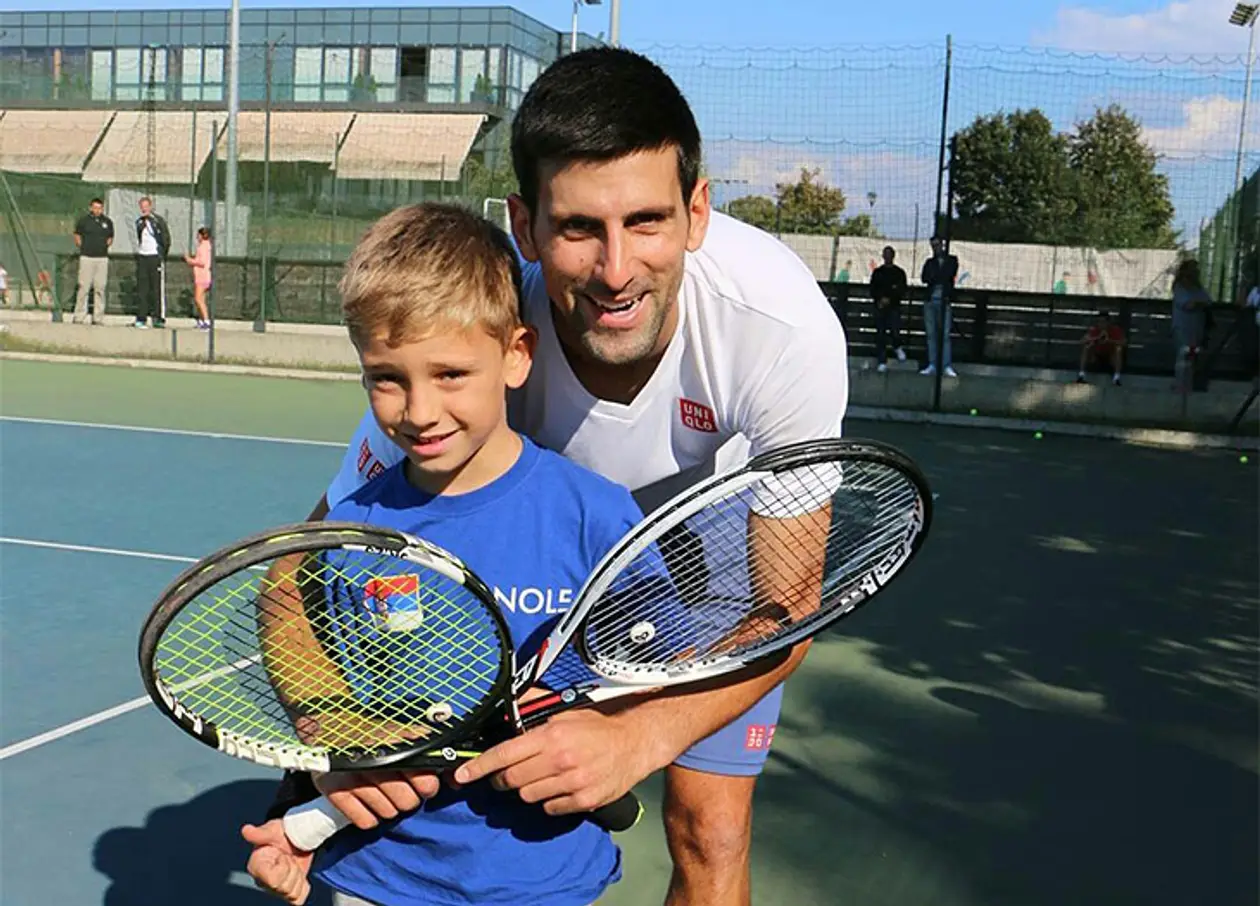 Джокович спонсирует 8-летнего теннисиста