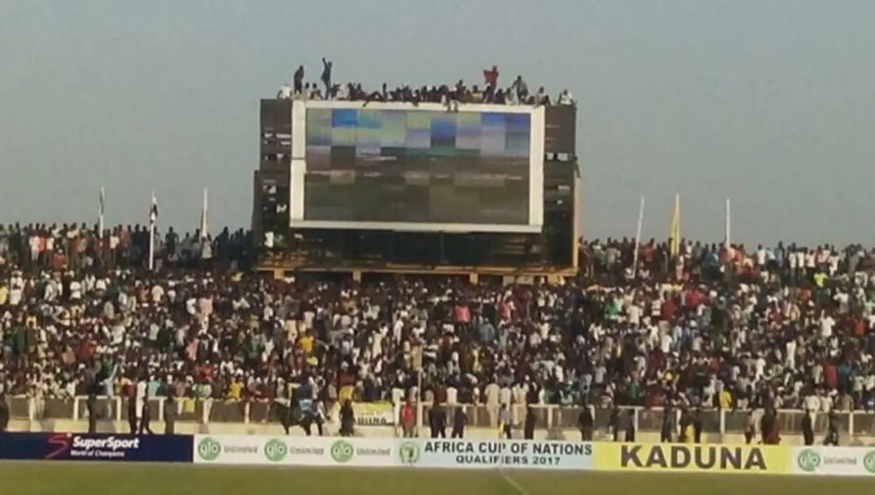 Супераншлаг на матче Нигерия – Египет