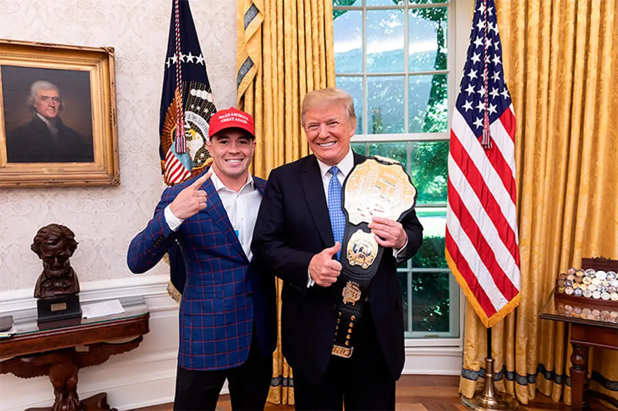 Ковингтон – любимый боец Трампа и теперь он претендент на титул UFC