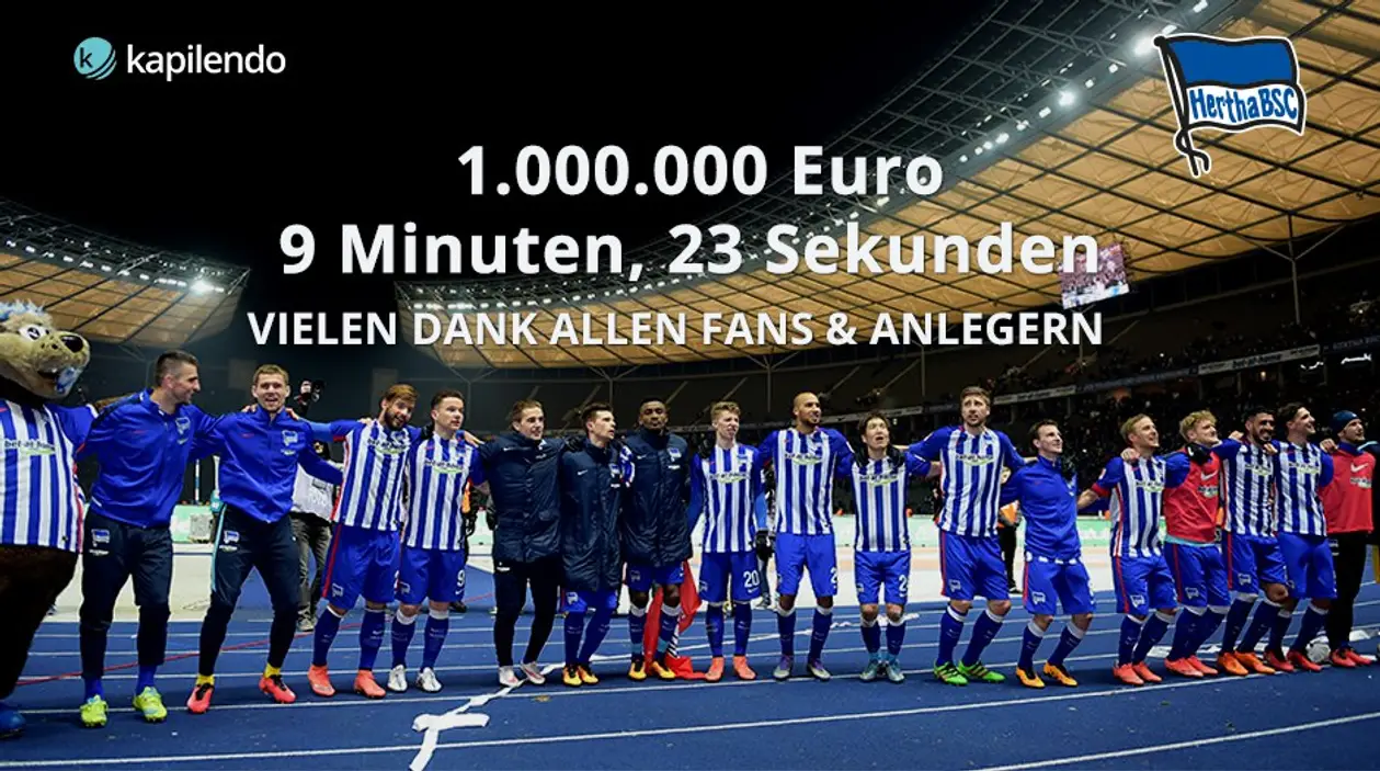 Клуб бундеслиги собрал миллион евро за 9 минут и 23 секунды