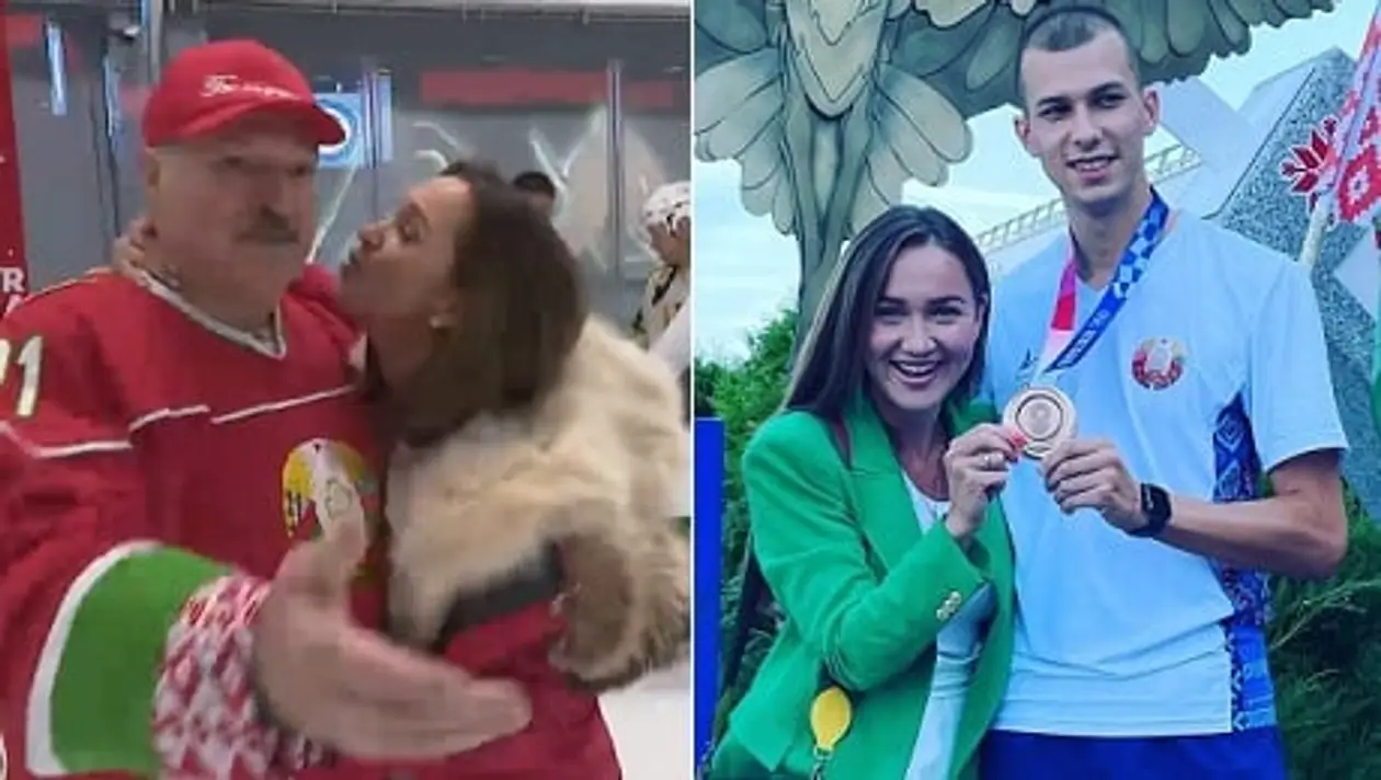 Медалистов ОИ в Минске встречают фрики с митингов за ОМОН – ездят с госфлагами на капотах и считают Недосекова чемпионом