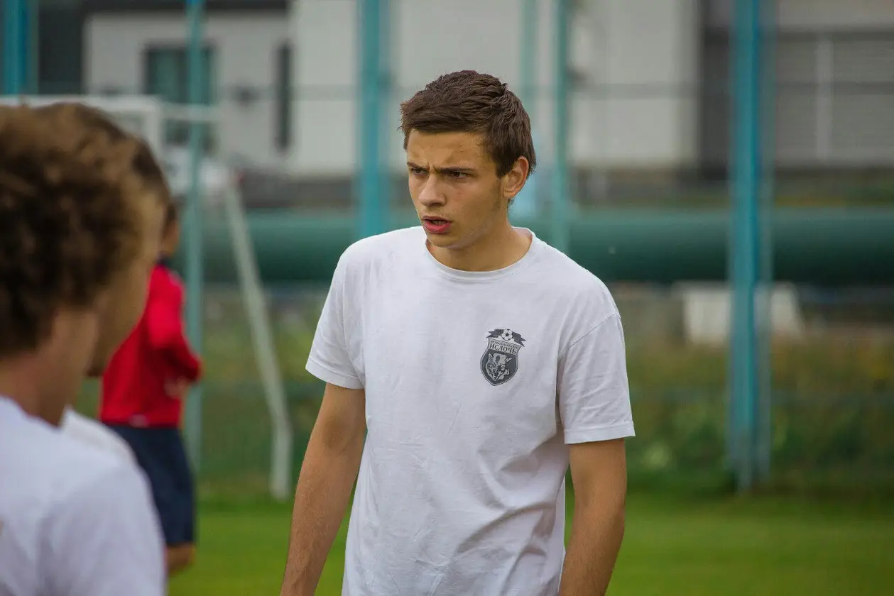 15-летний Дмитрий Некрашевич тренируется с основным составом «Ислочи»