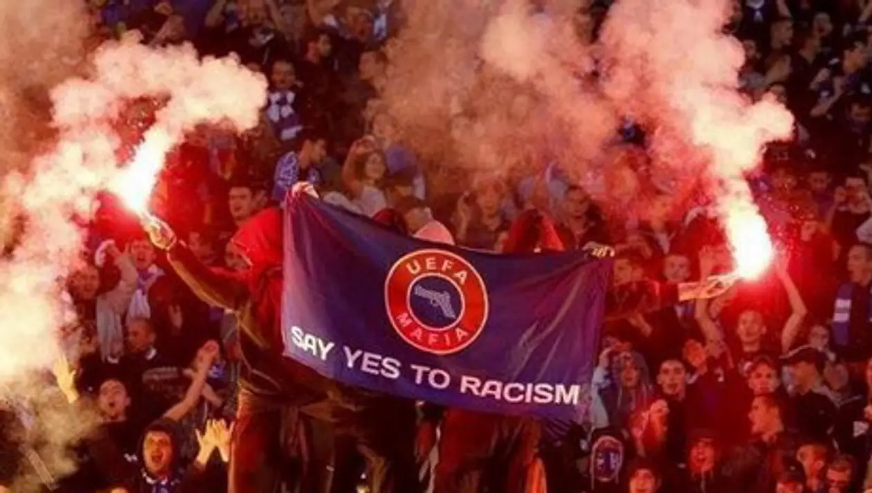 Кого УЕФА чаще всех наказывает за расизм