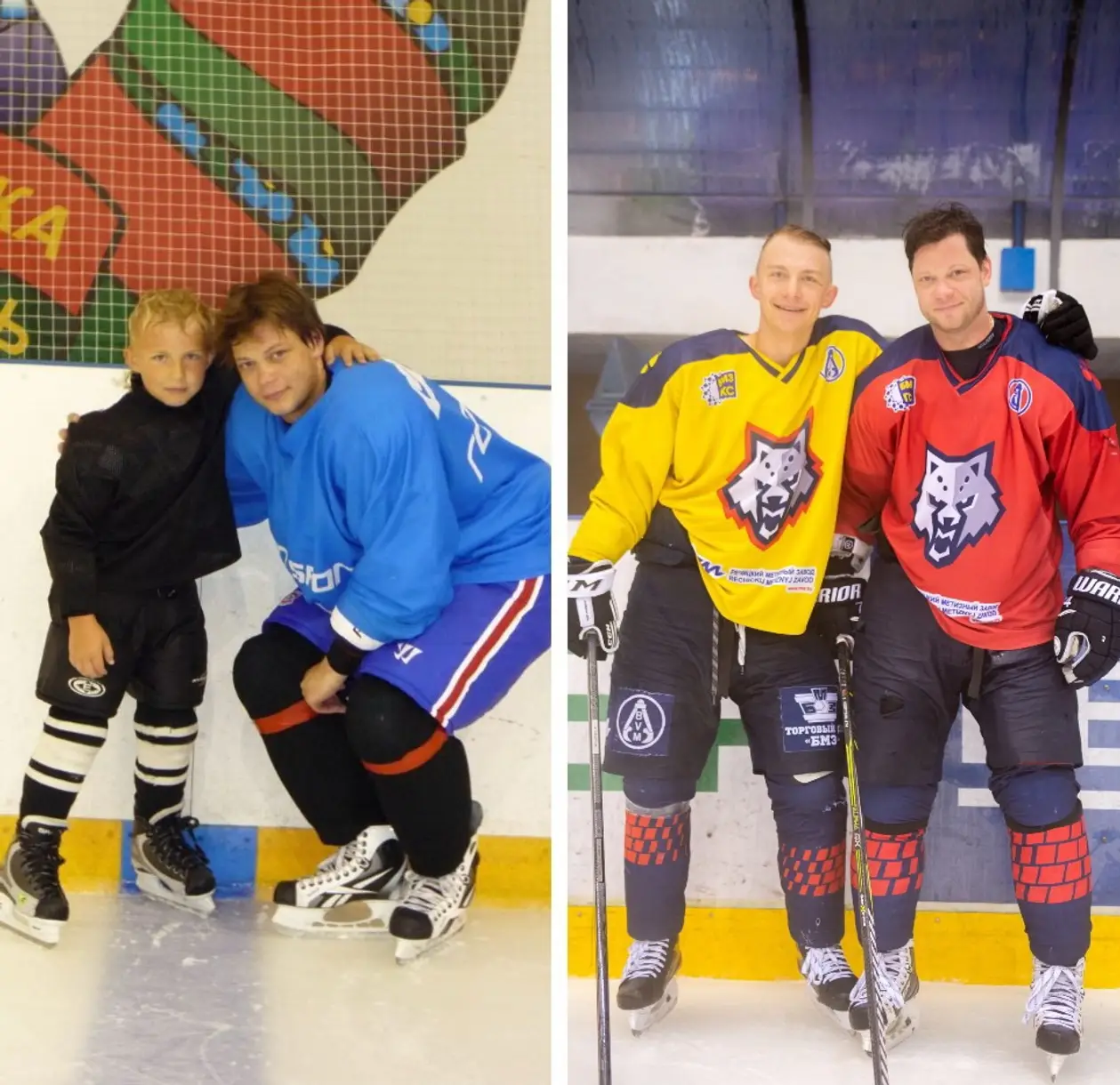 Фото хоккеиста «Металлурга» с разницей в 12 лет: мечты сбываются!