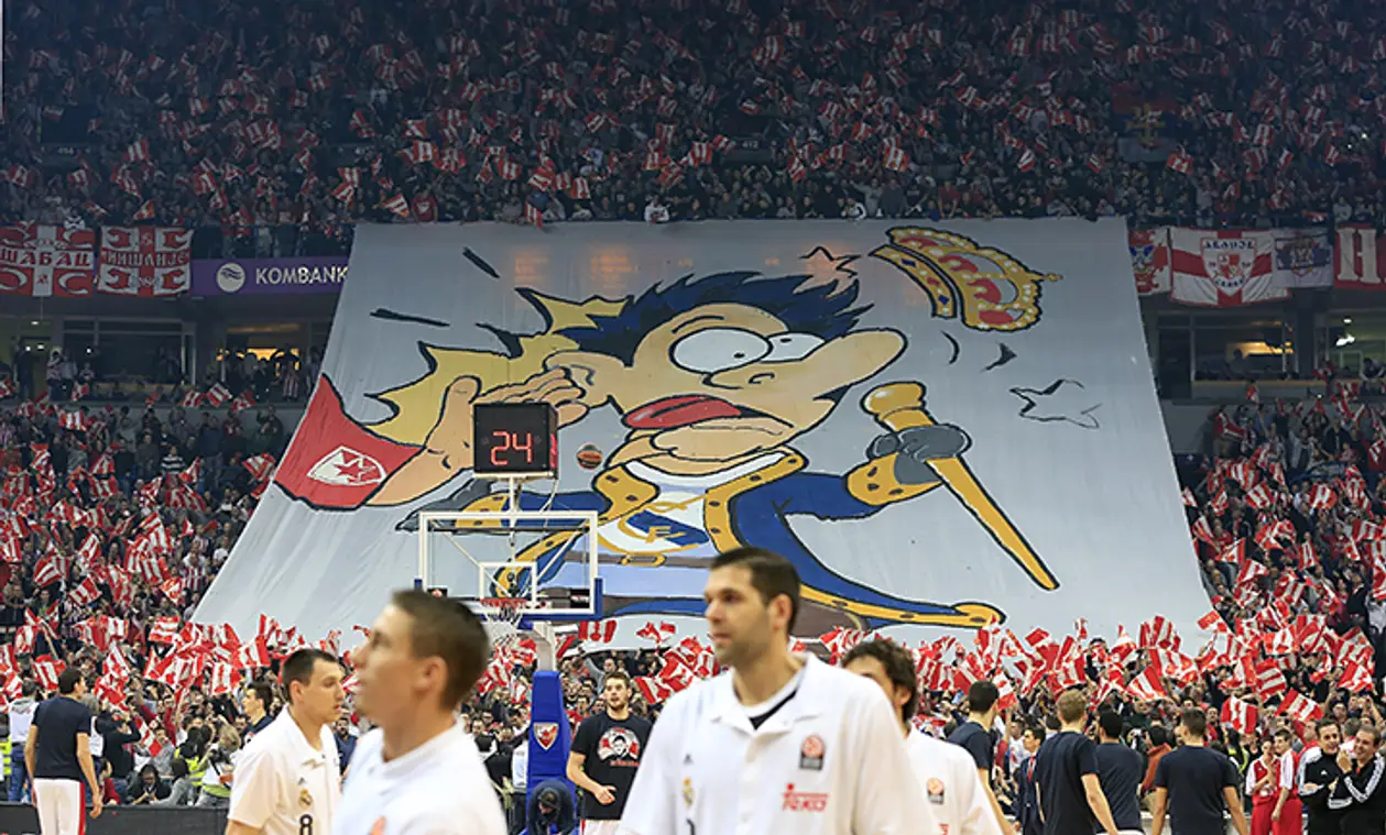 Самые крутые фанатские баннеры европейского баскетбола