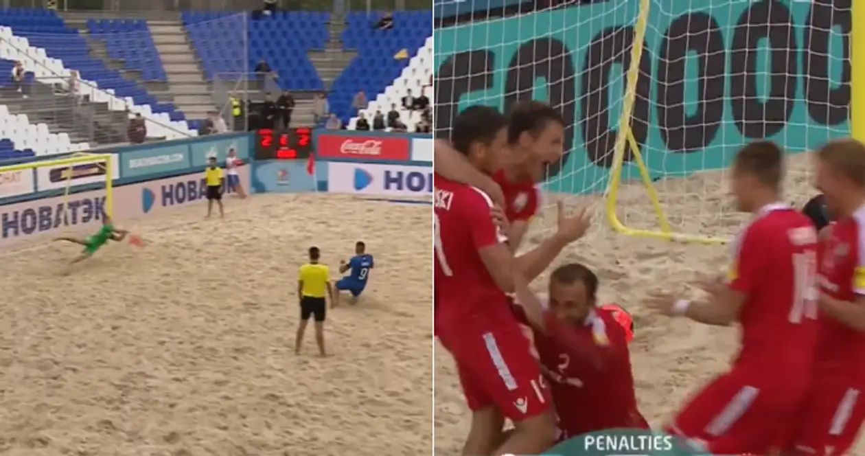 Футболисты из Беларуси впервые прорвались на ЧМ. Пускай это всего лишь пляжники, зато сколько эмоций – реально круто!