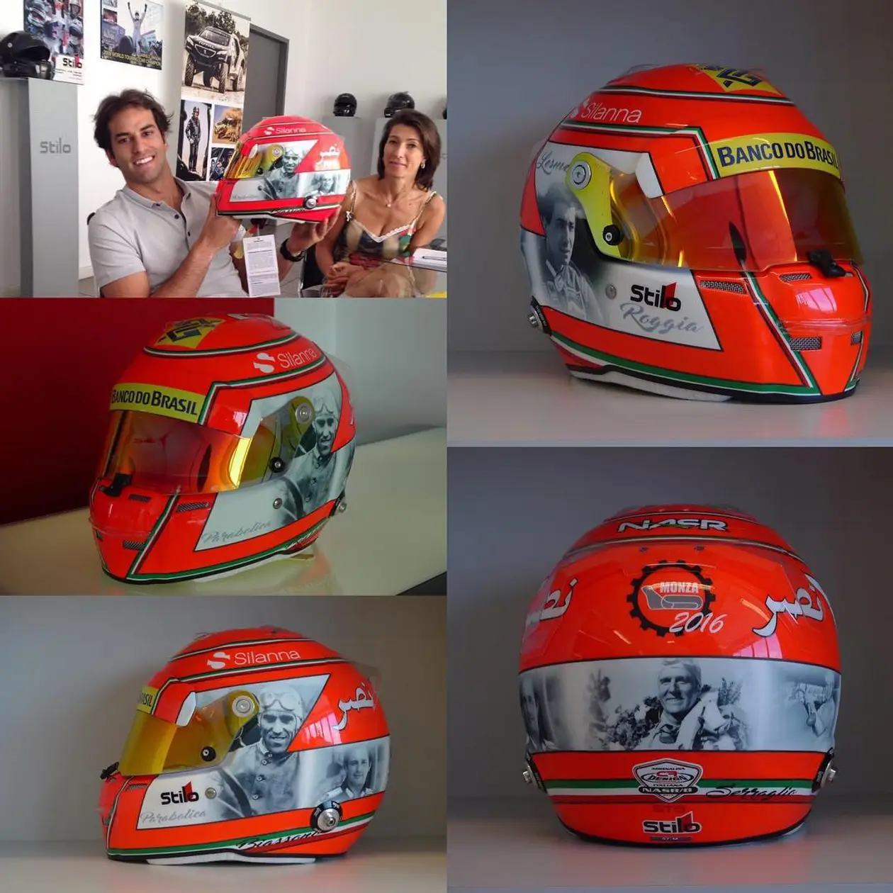 Шлемы в честь Шумахера, Бьянки, Сенны. Пилоты «Формулы-1» поддерживают своих