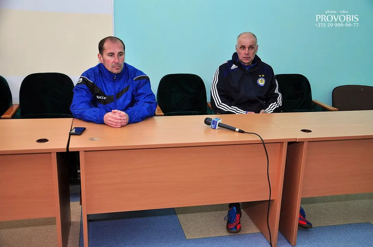 Когда хочется быть круче. Старший тренер «Гранита» пришел на пресс-конференцию в куртке «Динамо» Киев