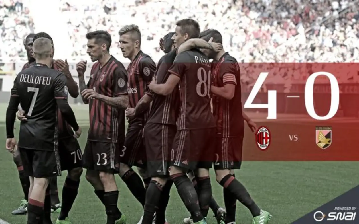 «Милан» — «Палермо» 4-0 (Серия А, 31 тур)