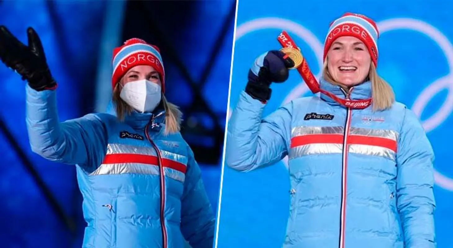 Зацените куртку норвежской биатлонистки, которая разрывает олимпийскую трассу. Беларусы точно поставят лайк