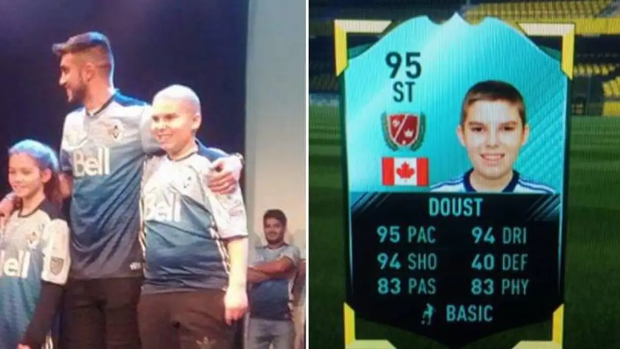 EA Sports включили в FIFA 17 парня, который пережил рак мозга