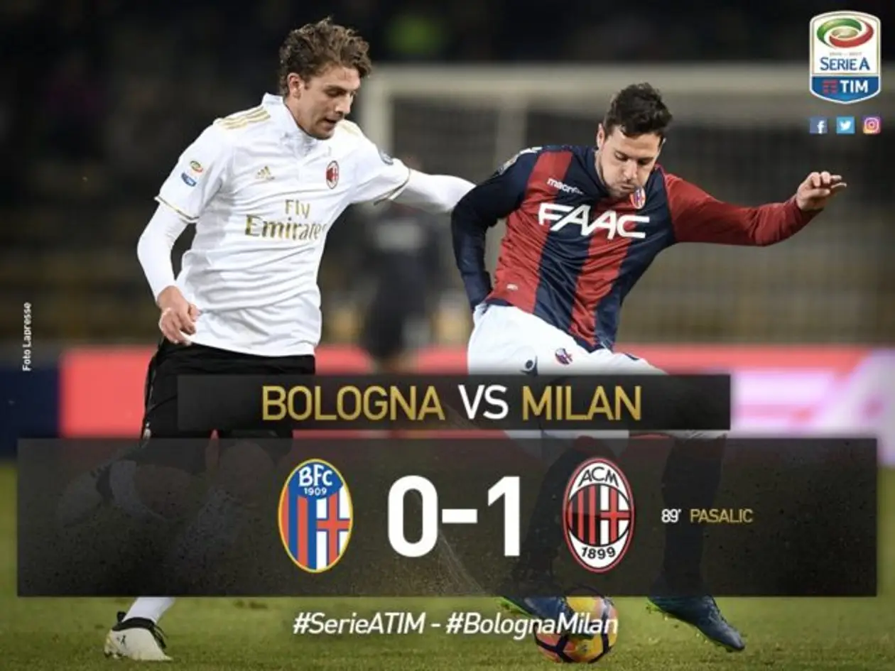 «Болонья» — «Милан» 0-1 (Серия А, 18 тур)