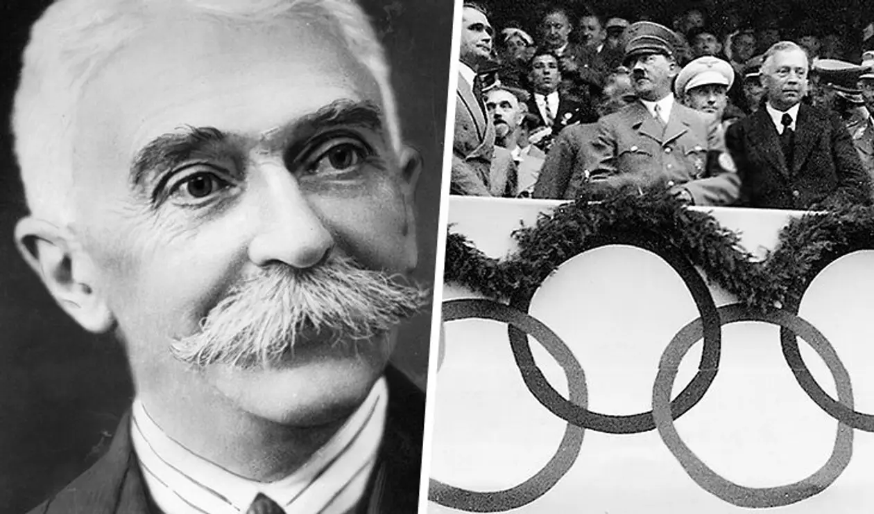 Говорят, Пьер де Кубертен был против политики в спорте. Хм, он поддерживал Гитлера и защищал его Олимпиаду до самой смерти