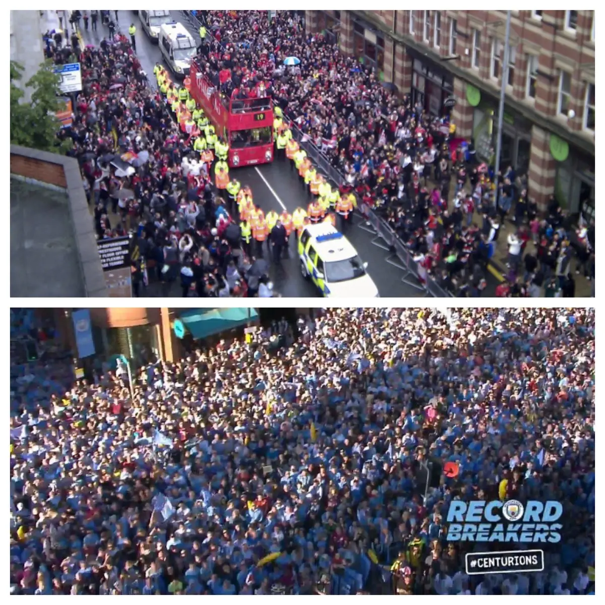 Фанаты «МЮ» зря издеваются над парадом «Сити». Манчестер правда стал синим