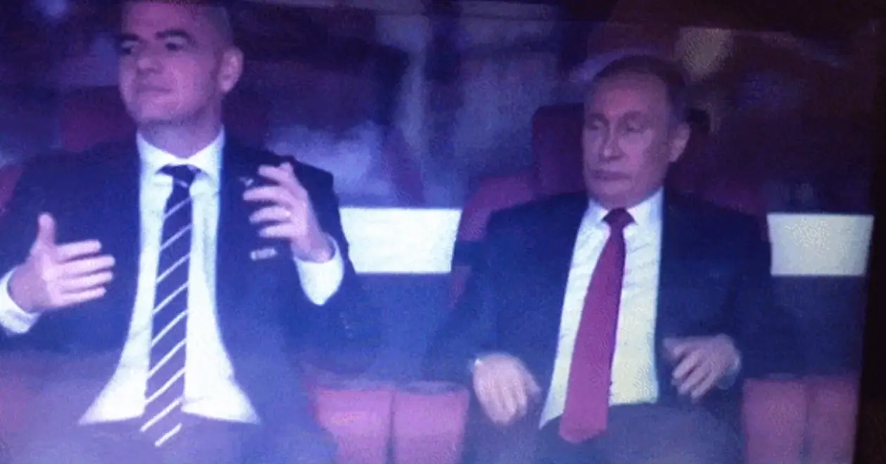 Реакция Путина на пятый гол России