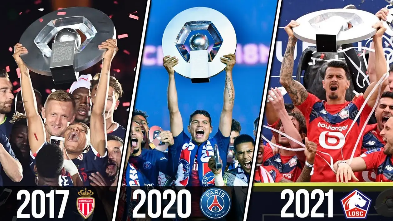 Все Чемпионы Франции по Футболу (Лига 1) 1894 - 2022